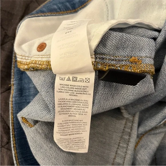 J.Crew Indigo Denim Cutoff Shorts Size 27 Jean Shorts - Picture 7 of 7